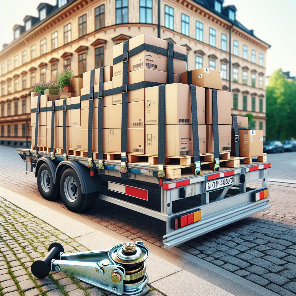 Lastsäkring på släpvagn: Så gör du rätt