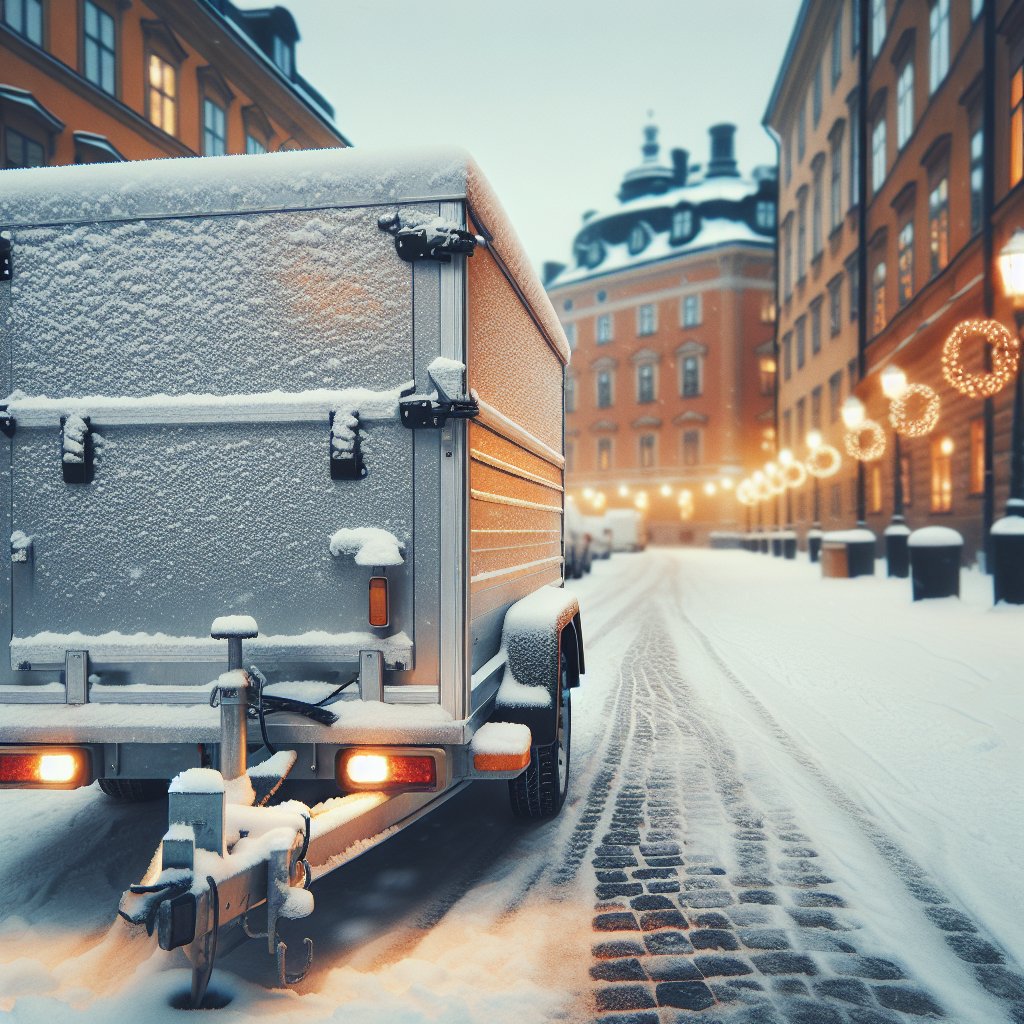 Vinterrusta din släpvagn: Tips för säker transport i Stockholm